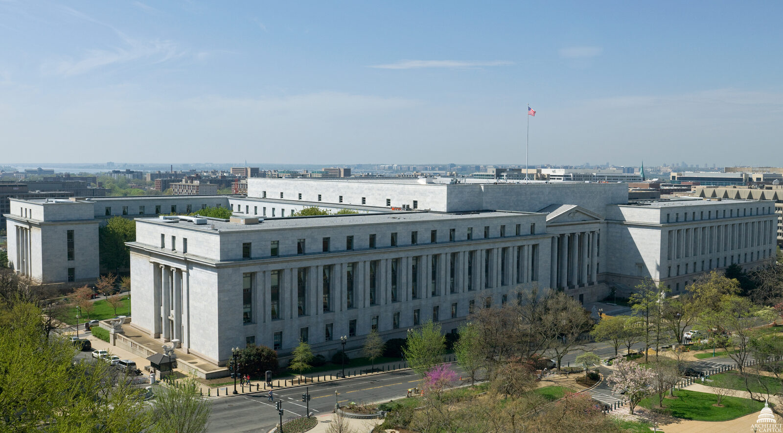 Exterior view of the Rayburn House Office Building in Washington, D.C.